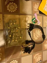 ZOSI-Divisor de energía DC de 4 vías, Cable bifurcador de corriente 1 macho a 2 hembra Dual para cámara CCTV, 5,5mm/2,1mm