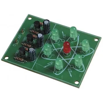 

Electronic Kit to assemble to circuit 7 Led's shaped Atom