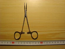 De acero inoxidable pinza hemostática pinzas quirúrgicas quirúrgico kit de herramienta de fórceps hemostáticos alicates recto/codo consejos