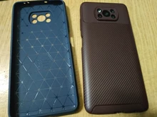 POCO X3 Pro POCO X3 NFC Case 2020 Soft Silicone TPU Case For Xiaomi POCO X3 NFC Carbon