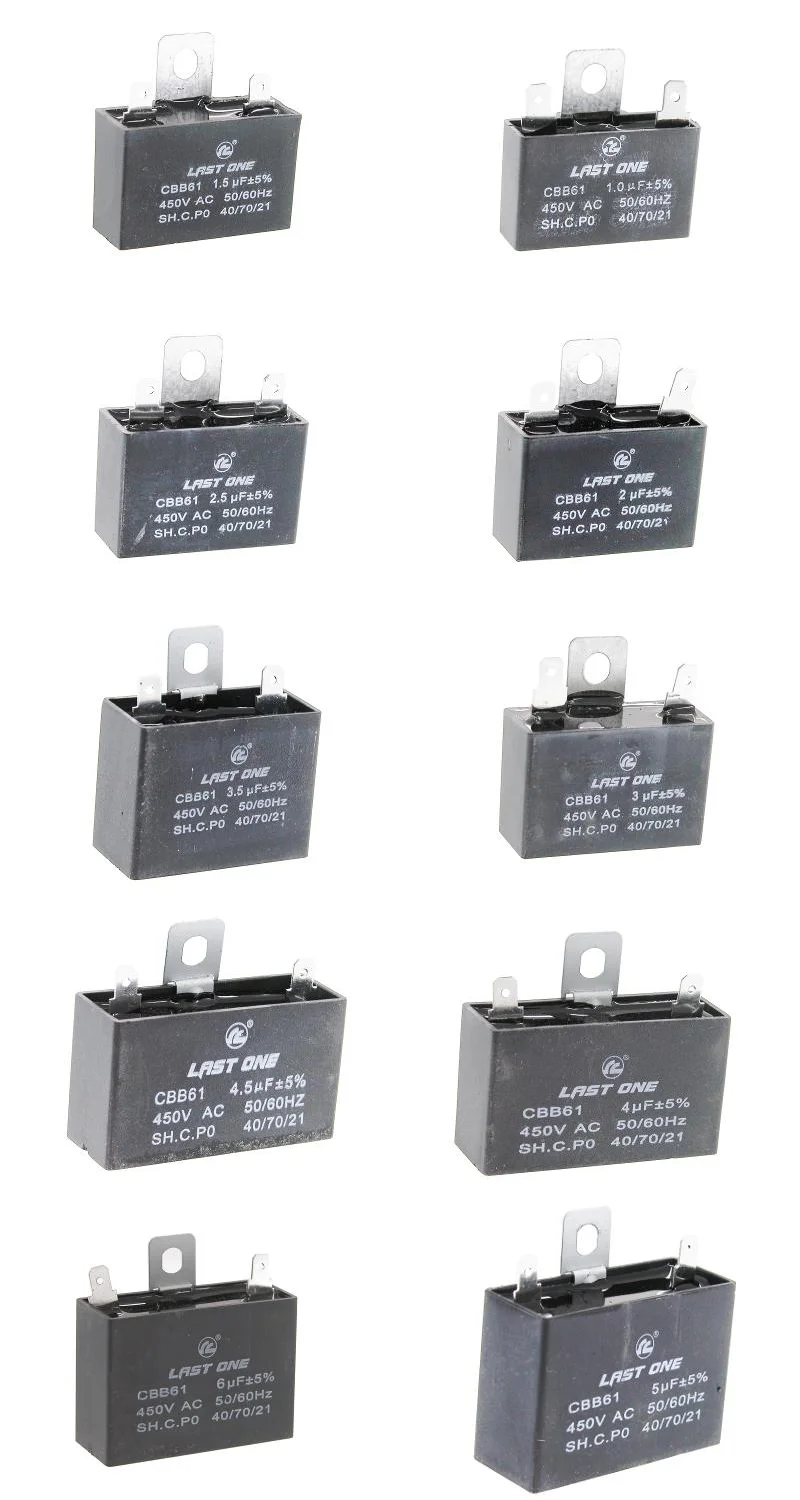 Cbb-61 1 .... 6UF X 450V capacitor starting with terminals | Электронные компоненты и принадлежности