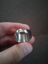 Personalizado grabado por encargo nombre anillo con foto de acero inoxidable anillos de sello para hombre foto familiar hombre de compromiso anillos de boda