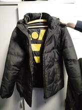 Chaqueta cálida para hombre, abrigo informal con cuello levantado, gorro grueso, Parka de pato blanco, con capucha, para invierno y otoño