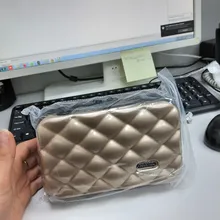 Bolso de mano pequeño de cuadros geométricos para mujer, bolso de mano femenino, de marca famosa, 2021