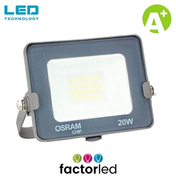 

FactorLED outdoor Foco LED 20W advance, OSRAM Chip 2000Lm High Efficiency, lighting for garden, yards or Tickets, IP65