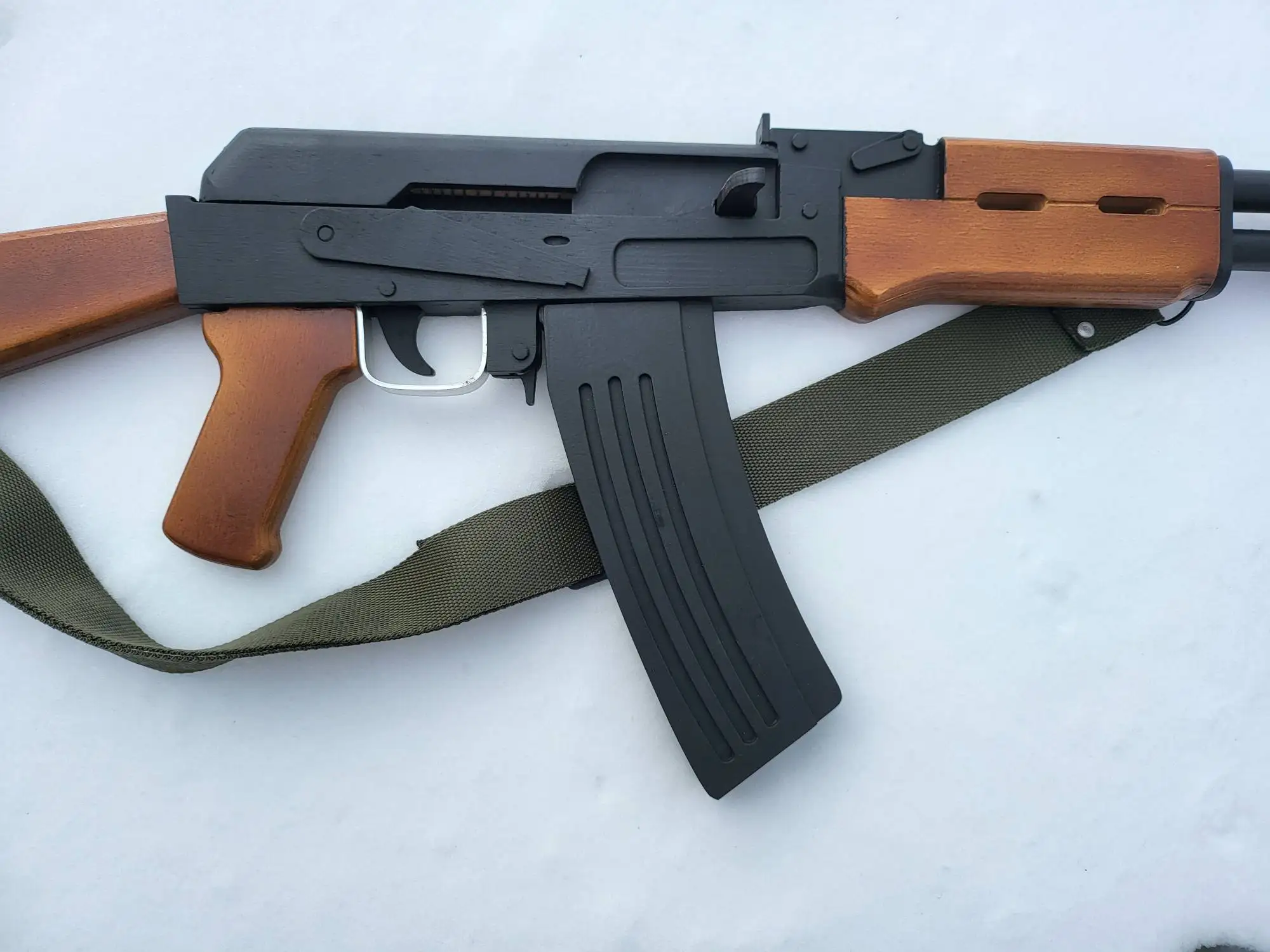 Wood toy kit Kalashnikov kosplay self assembling kit wood only toy R 