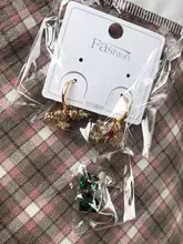 Pendientes de tuerca de alas de Ángel para mujer, de circonia cúbica de oro Real de 14K, joyería delicada, aretes de estrella de corazón de estilo romántico