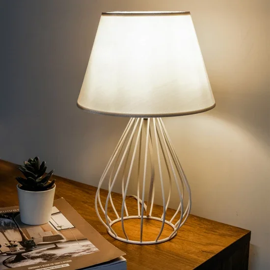 

Metal Body Cream Color Lampshade