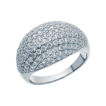 

Silver ring with cubic zirconia sunlight sample 925