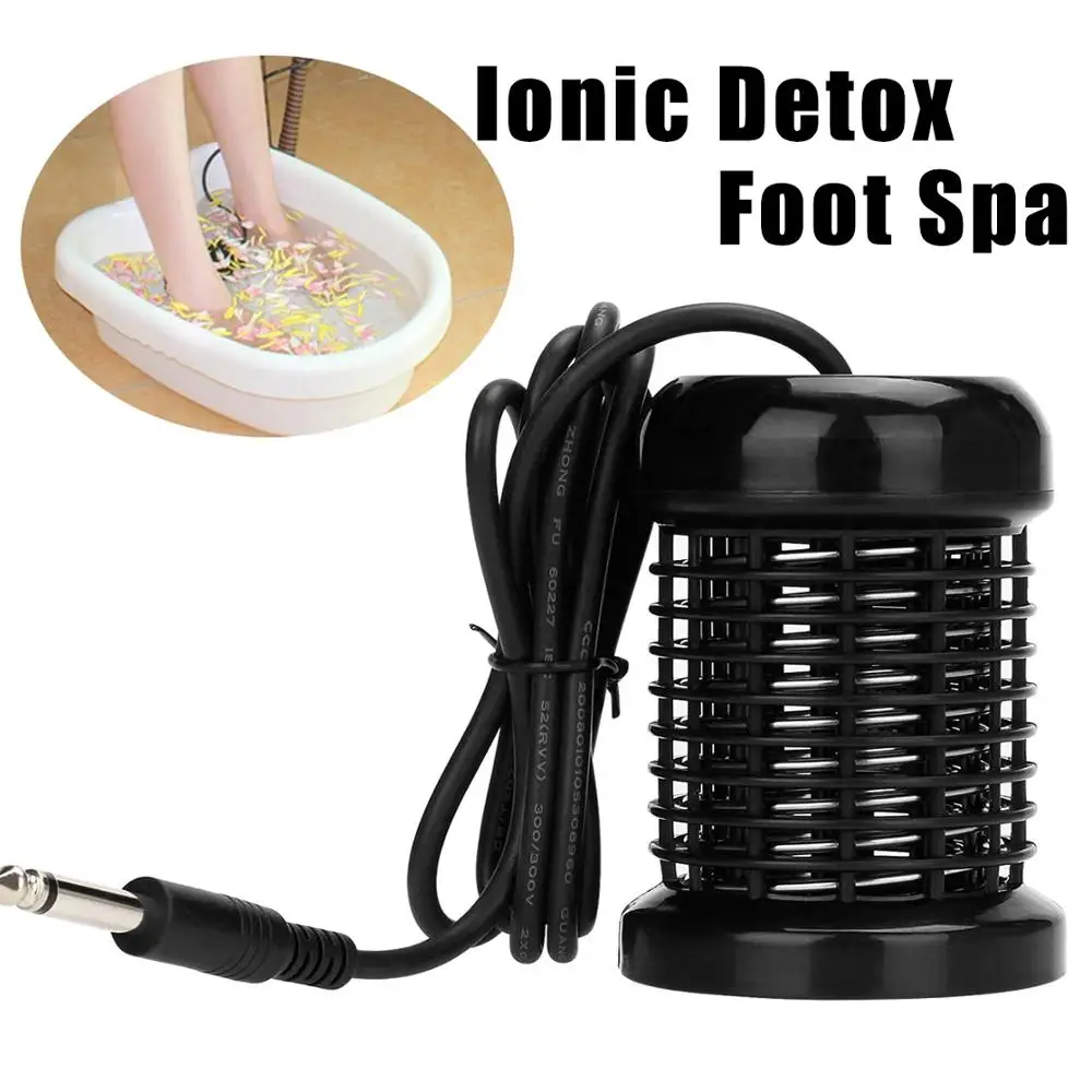 Detox Foot Bath Arrays Round Stainless Steel Array Aqua Spa Foot Massage Relax Pain Relief Tool
