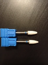 Dmoley-broca de clavo de cerámica para manicura, taladro eléctrico para máquina fresadora, limas de uñas, amortiguador, accesorios de equipo de arte de uñas