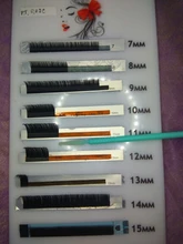 Pinceles de maquillaje desechables para pestañas, 2020 Uds., cabeza larga, Verde menta, Micro rímel, para permanente de pestañas, novedad de 100