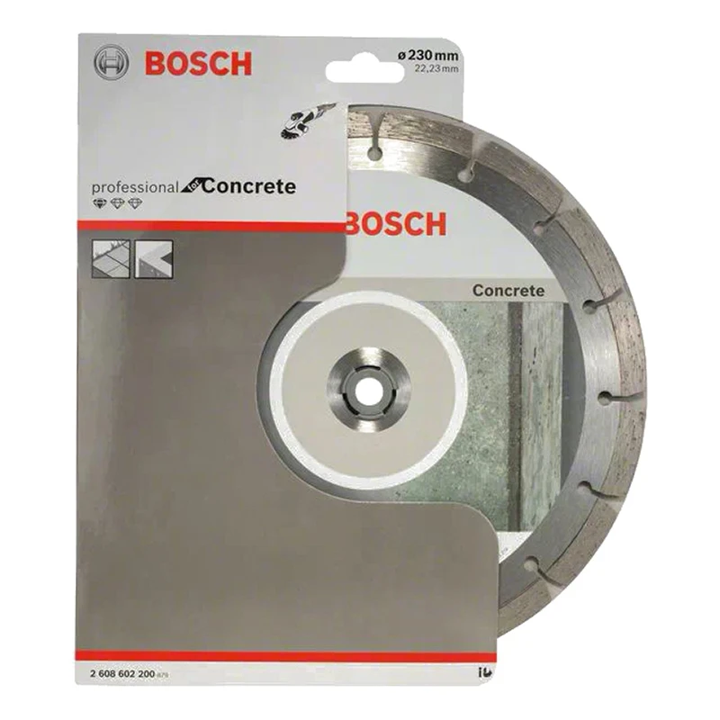 Диск алмазный BOSCH Ф230 бетон BPE (200) (диаметр 230 мм; до 6650 об/мин; сегментированный; напыление 10 мм)