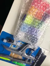 Juego de botones a presión de plástico T5 con alicate para sastre familiar, kit de herramientas, contenedores organizadores de costura de fácil sustitución de broches, DIY, por 360 uds.