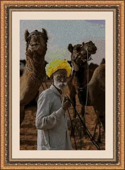 

CROSS STITCH KIT PANDATHREAD Ethnic and Tribes 1894