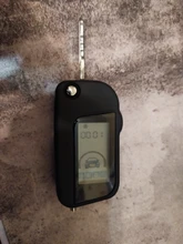 A93 caja con vidrio sin cortar para Starline A93 A63 A39 hoja sin cortar fob caso A93 plegable coche remoto