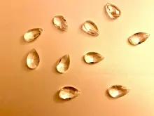 Pendant Jewelry Chandelier Suncatcher-Spacer Crystal-Prism Glass Faceted Clear Tear DIY