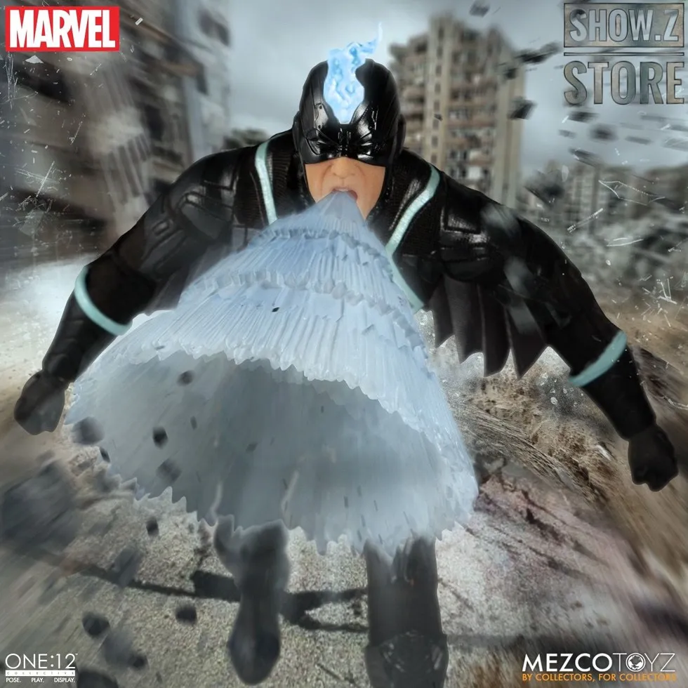 [Show.Z Store] MEZCO Toyz One:12 Black Bolt& Lockjaw Two-Pack Action Figure