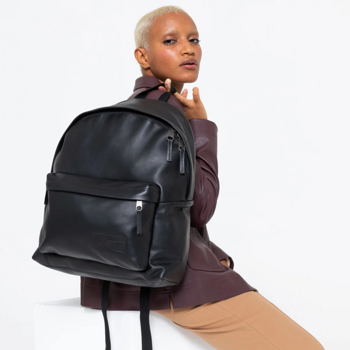 Ruimteschip Flikkeren Burgerschap Backpack Eastpak Padded Pak'r Black Authentic Leather - Fashion Backpacks -  AliExpress