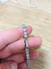 Pulsera de boda para hombre y mujer, de lujo, de 4mm, Circonia cúbica, Pulseras de tenis, cadena con diamantes de cristal, Color dorado y plateado