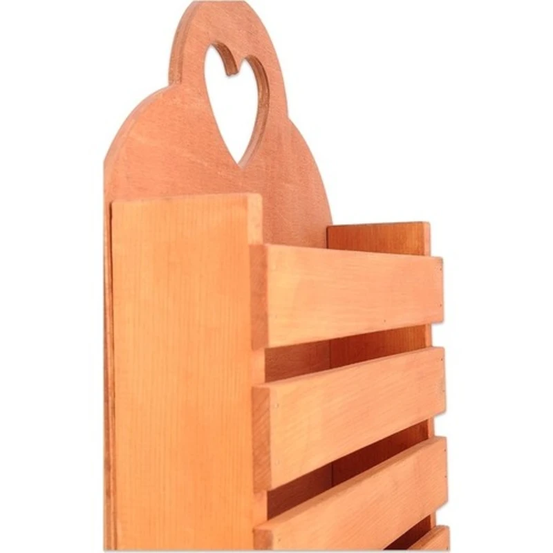 Utyawood Gratia Beech Wood Decorative Bookcase Newspaper Holder Magazine Holder Oak 27x9x40 Cm Free ping from Turkey