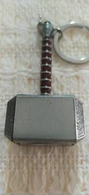 LLavero de Metal con forma de martillo de Thor para hombre y mujer, accesorios para seguidores de películas, 2021