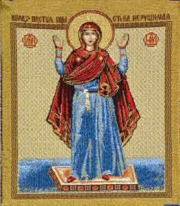 

Coupon tapestry "icon of the unbreakable wall" (25x30)