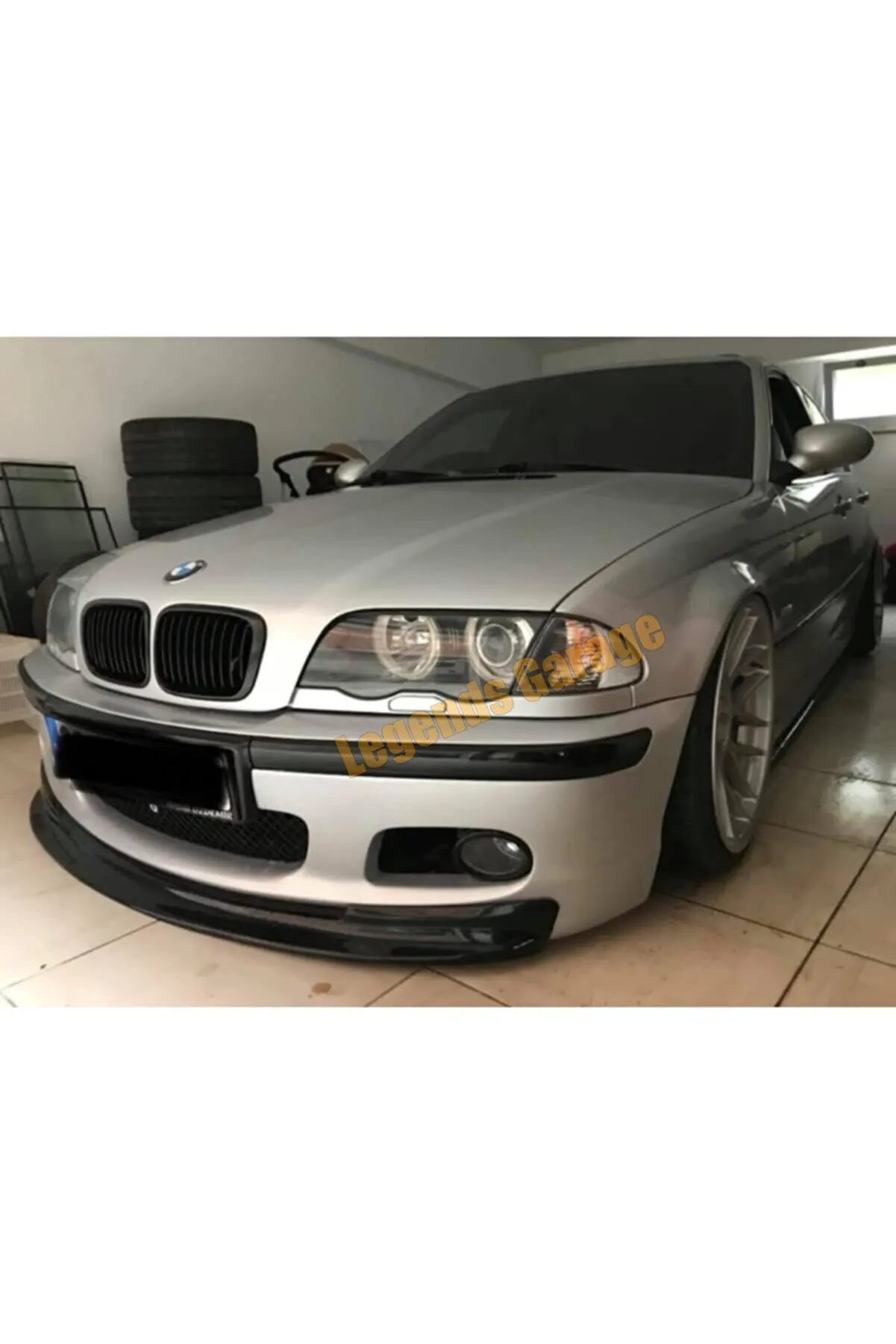 Labbro Splitter Anteriore Per Bmw E46 M Tech / M Sport 1997-2006 Attacco Paraurti Anteriore Stile Csl-Accessori Auto Spoiler Modificati