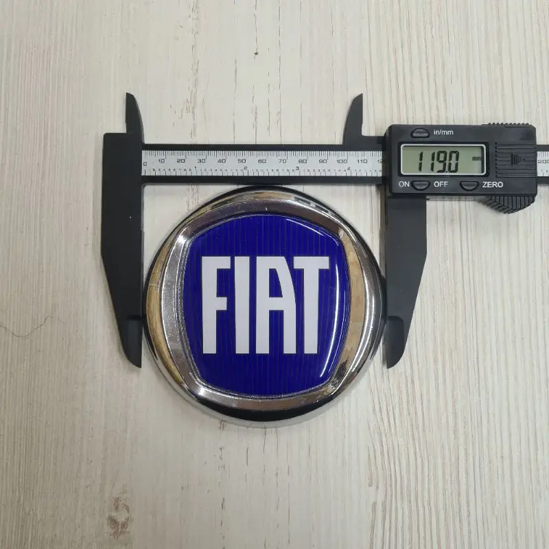 SCRITTA STEMMA SIGLA Fregio Badge Rosso Per Fiat Auto Epoca EUR 49,00 - IT - Foto 4