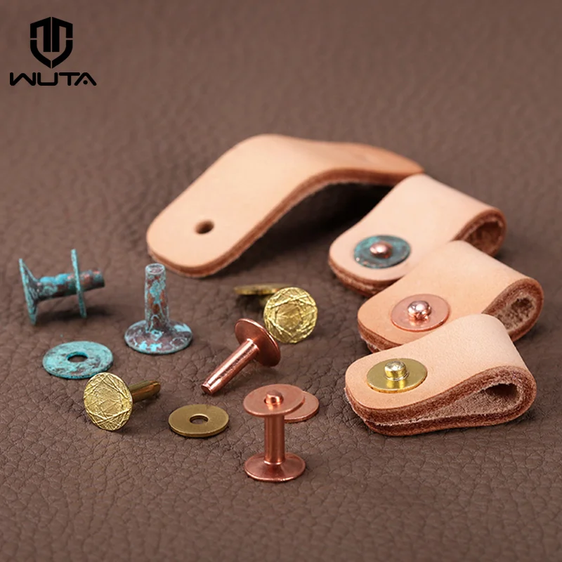 Copper Brass Rivets Leather Leather Studs Rivets Leather Craft