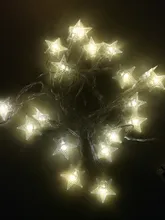 Garlands Lamp Light-String Battery-Powered Christmas-Decorations Home-Fairy-Lights Twinkle