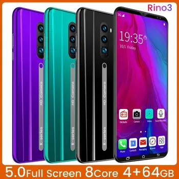 

2020 3G Smartphone 5.0 Inch 2320*1280 Full Screen Android Hd Smartphone Fingerprint Unlock 4+64G Flash Memory Dual SIM SD Card