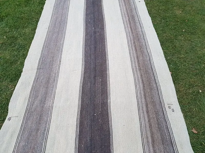 Винтажный Английский Плоский ковер 4'8'' X 10'12''/143X335 см