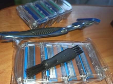 4 unids/lote cuchillas de afeitar 5 capa de hojas de afeitar para Gilettee de energía de fusión de afeitar cuchillas Gillette Proglide máquina