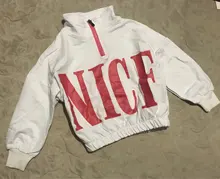 Girls Sport Clothes Set Sweatshirt + Pants Clothes For Girls Letter Pattern Costume For