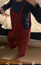 2019 nuevo jersey de mujer mono tirantes mono holgado Oversize señoras Pantalones de bolsillos de mono tanque pantalones de talla grande S-5XL