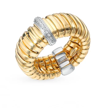 

Silver ring with cubic zirconia sunlight sample 925