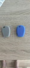 ZAD funda de silicona para llave del coche caso 2 botones para renault Kangoo DACIA escénica Megane Sandero Captur Twingo Modus funda de llave a distancia
