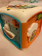 Cubo de actividades para bebés, juguetes 7 en 1 para niños pequeños, juguete educativo, clasificador de formas, Musical, cuentas, laberinto, Discovery, juguetes para aprendizaje