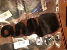 Melodie 28 30 32 pulgadas onda del cuerpo mechones con cierre brasileño de la Virgen del pelo humano Frontal agua mechones y 4X4 cierre