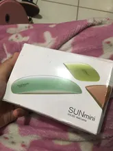 Lidan-secador de uñas de 6W, lámpara de LED UV, Micro USB, máquina de curado de barniz de Gel, equipo de arte de uñas, 6 cuentas de lámpara para el hogar, herramienta de manicura