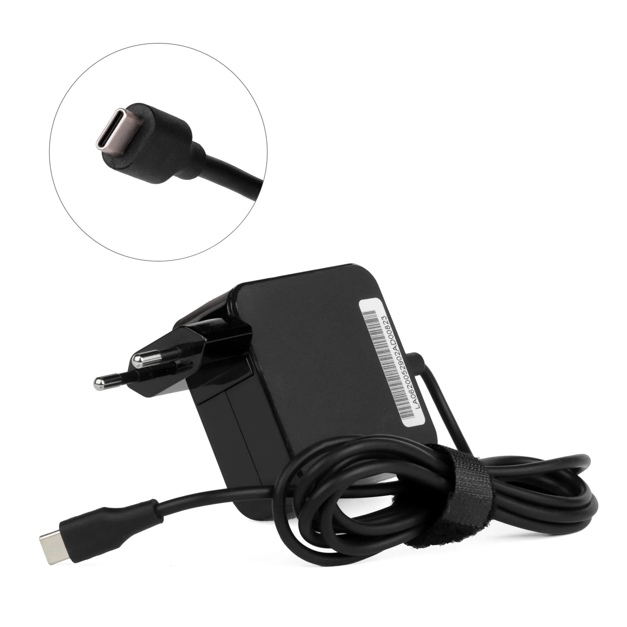 Power supply topon for HP 20V 2.25a (Type-C) 45W without network cable. |