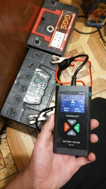 Отзыв о товаре Автомобильный тестер батареи KINGBOLEN BM580 12V 6V CCA Circut тестер Cranking зарядка инструменты BM550 Автомобильный анализатор батареи от пользователя V***v