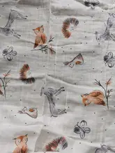 Manta de muselina para bebé, manta de gasa de algodón para recién nacido, pañal de muselina, 120x110cm