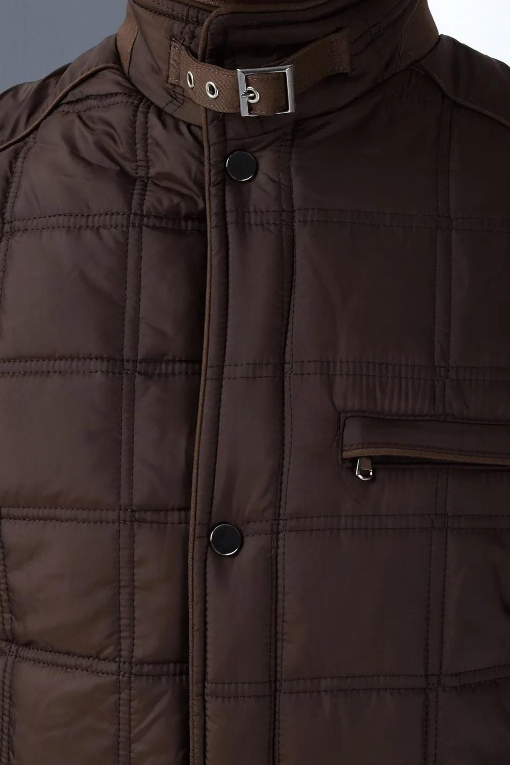 M8640 Пальто DEWBERRY-коричневый