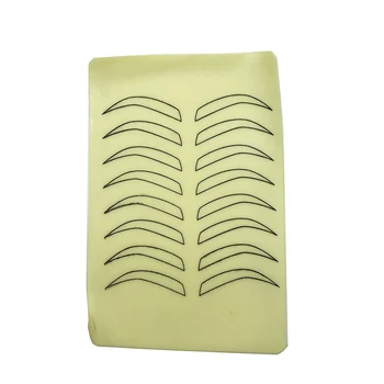 

Tattoo Eyebrow Practice Latex Skin Permanent Makeup Tattoo Training Both Side Dotting Line