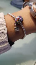 CODEDOG-abalorios de loto de esmalte rosa para mujer, pulsera Pandora Original, fabricación de joyas, 100% Plata de Ley 925 auténtica