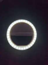 Lámpara de Selfie Universal para teléfono móvil, anillo de Flash portátil, 36 LED, anillo luminoso, Clip de luz para iPhone 8, 7, 6 Plus, Samsung