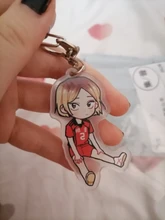 Llavero con anilla de voleibol para niño, Haikyuu, Anime Llavero bonito llavero de dibujos animados sleutelhanger 2020 nuevo llaveros Accesorios