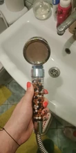 Shower-Head Mineral-Beads Vitamin-C Bathroom Saving-Water Ionic Handheld High-Pressure
